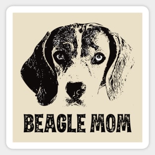 Beagle Mom - Beagle Dog Mom Sticker